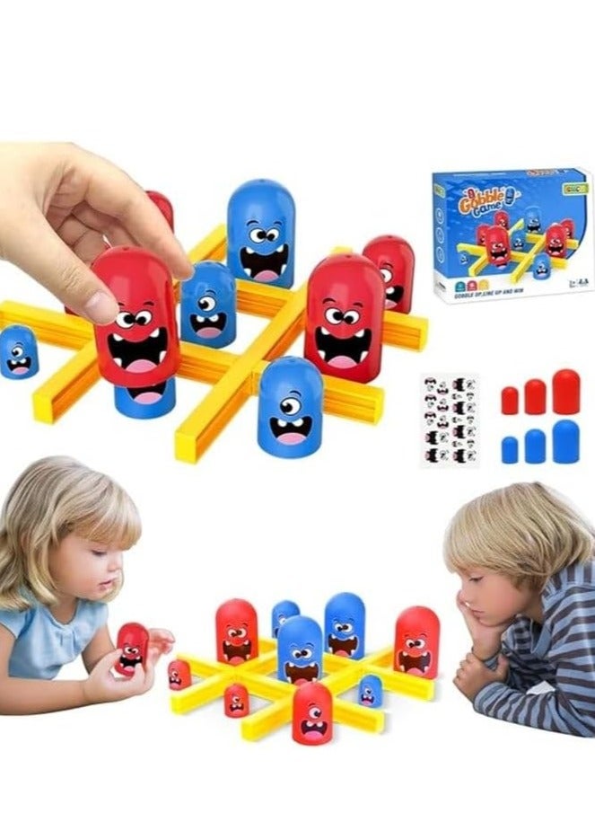 The enhanced 3D Tic Tac Toe game for kids, a fun and educational strategic board game for the family, helps develop thinking and concentration skills – suitable for ages 3 and up. - Image 1